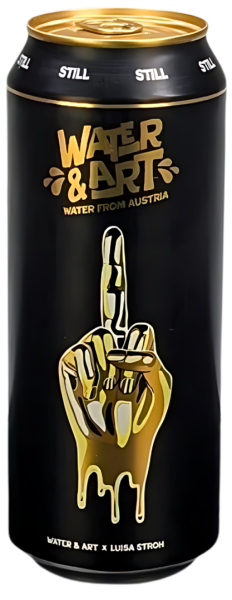 Water & Art - Stilles Wasser "Mittelfinger" 500ml